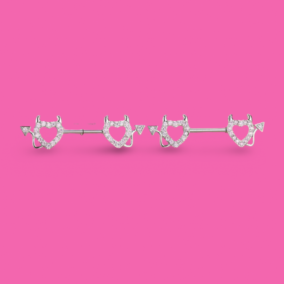 💗 Heartbreaker Nipple Rings
