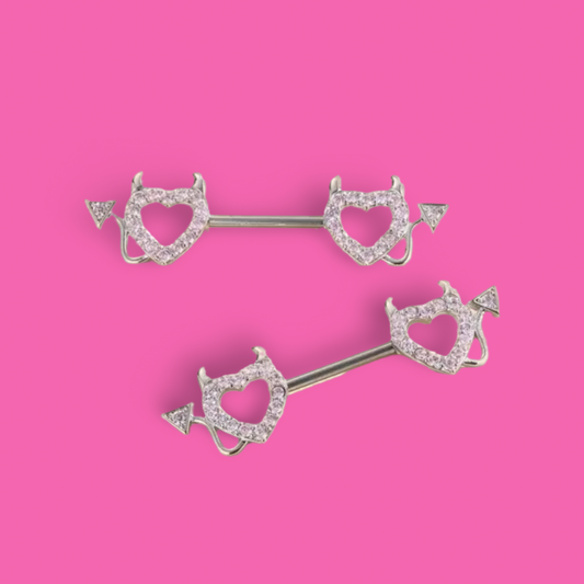 💗 Heartbreaker Nipple Rings