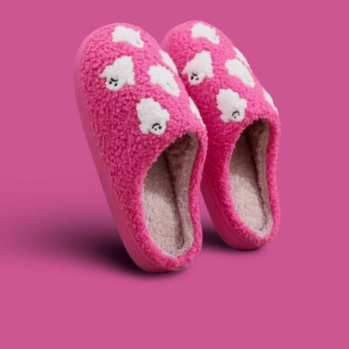 Spooky Pink Ghost Slippers 💗