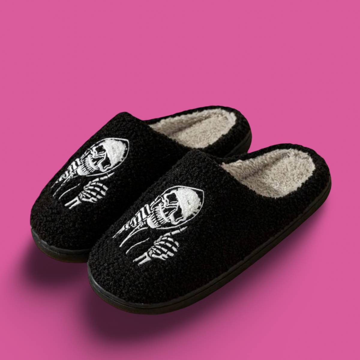 Men's Cozy Skeleton Slippers 💓